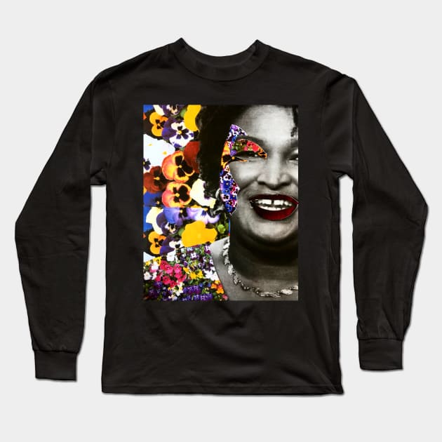 Stacey Abrams Long Sleeve T-Shirt by austyndelugoart